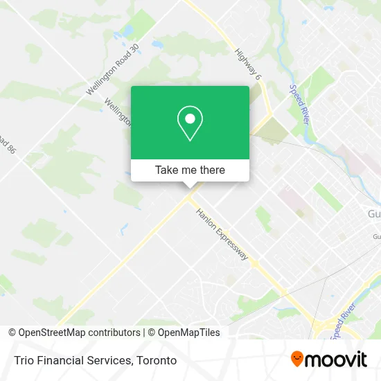 Trio Financial Services map