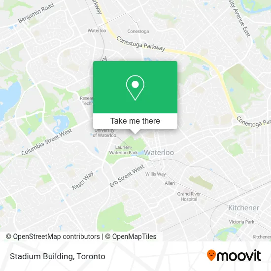Stadium Building map