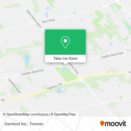 Demtool Inc. map
