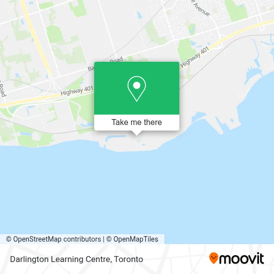 Darlington Learning Centre map
