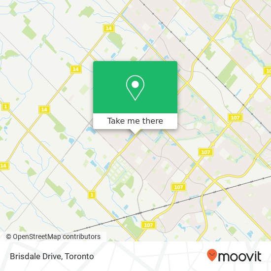 Brisdale Drive map