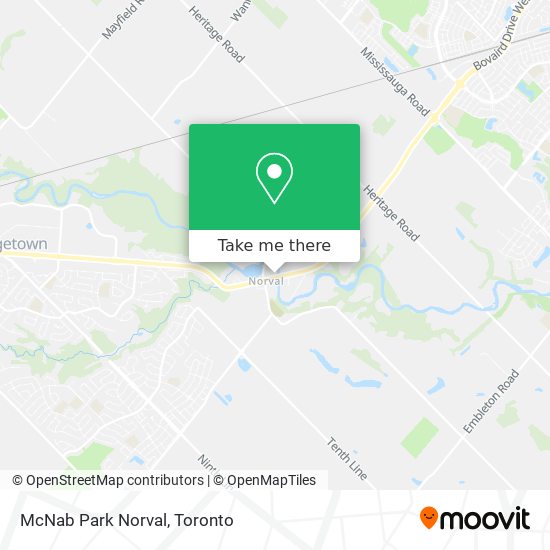 McNab Park Norval map