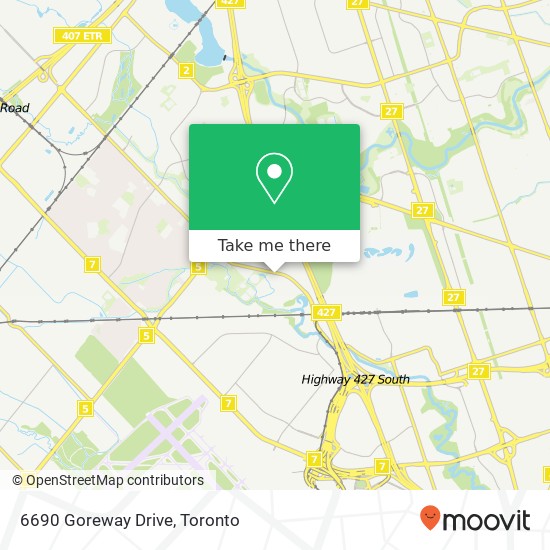 6690 Goreway Drive map