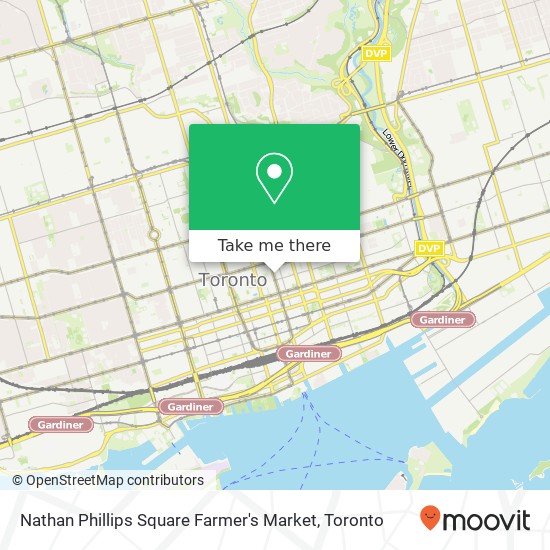 Nathan Phillips Square Farmer's Market plan