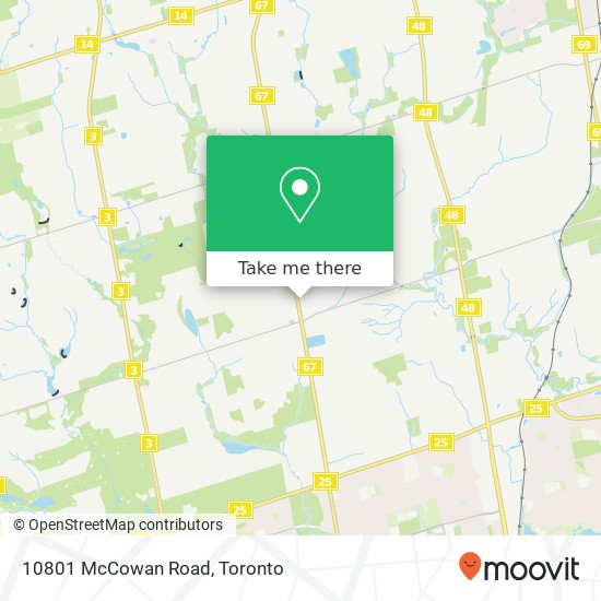 10801 McCowan Road map