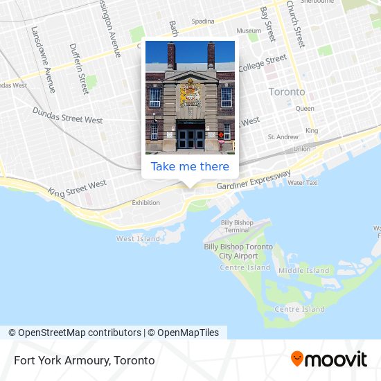 Fort York Armoury map