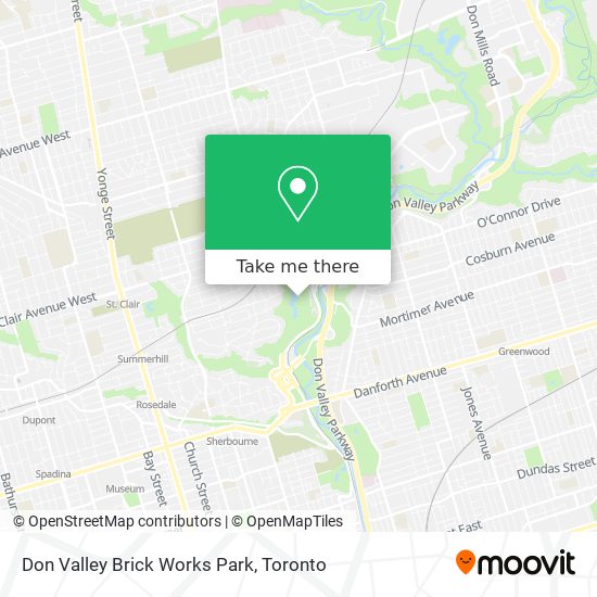 Don Valley Brick Works Park map