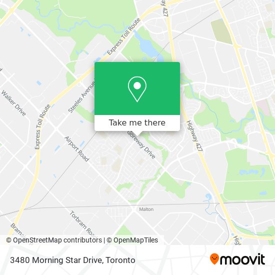 3480 Morning Star Drive map