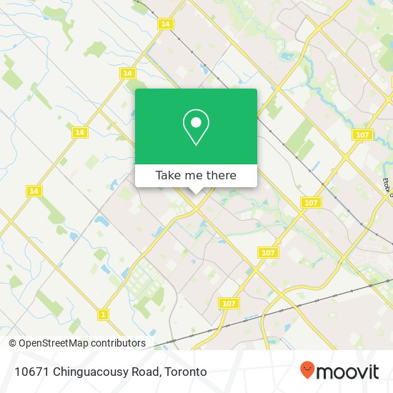 10671 Chinguacousy Road map