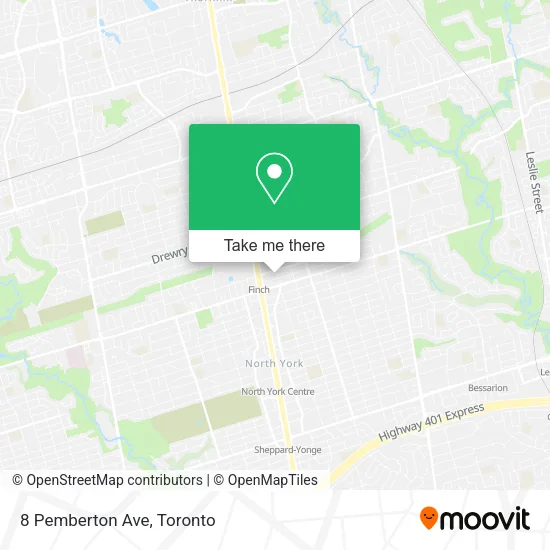8 Pemberton Ave map