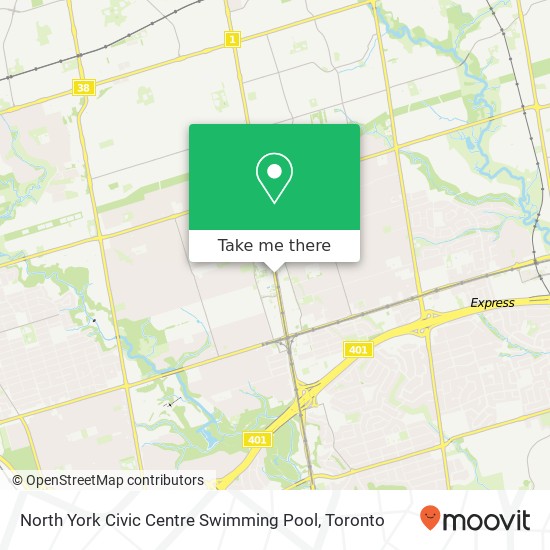 North York Civic Centre Swimming Pool plan