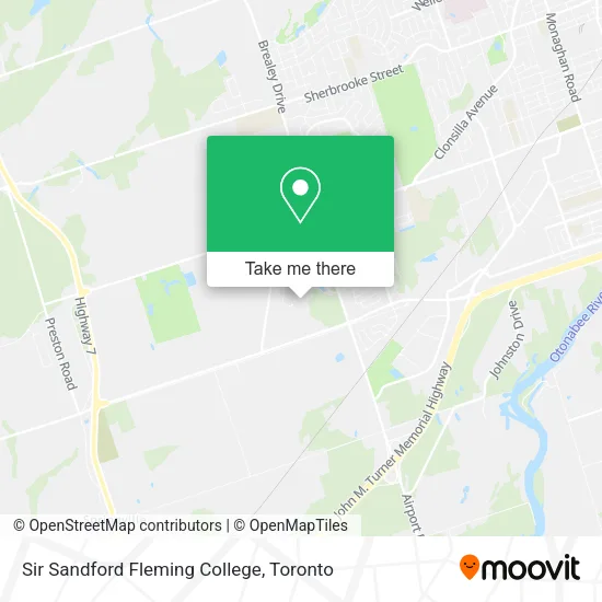 Sir Sandford Fleming College map