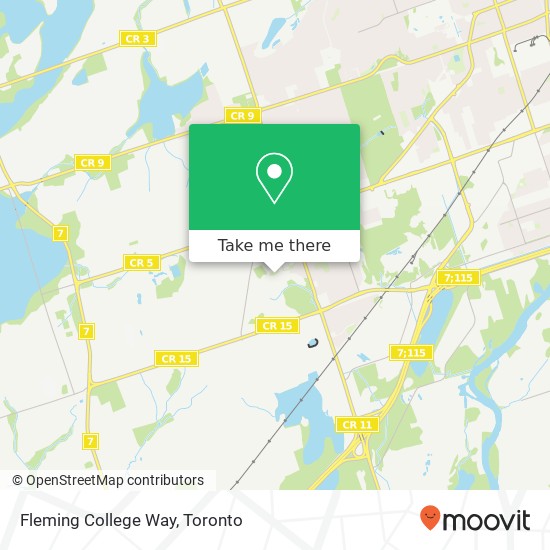 Fleming College Way map