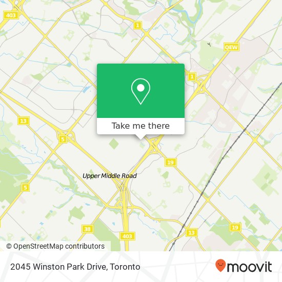 2045 Winston Park Drive map