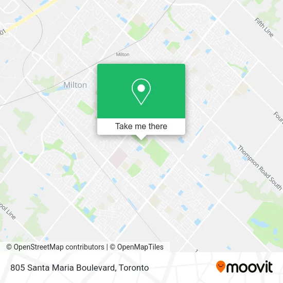805 Santa Maria Boulevard map