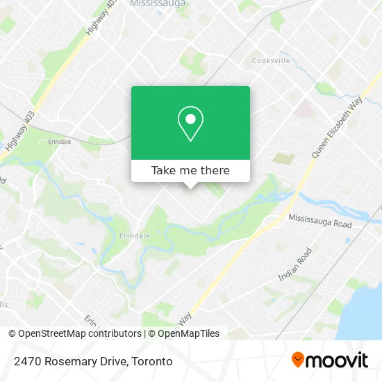 2470 Rosemary Drive map