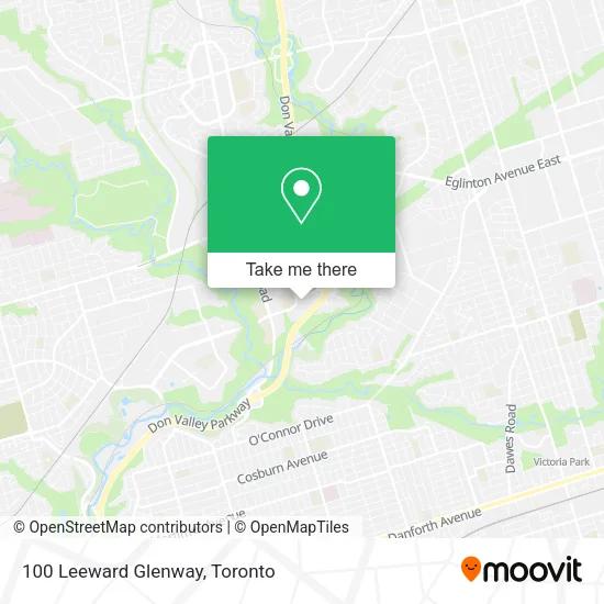 100 Leeward Glenway map