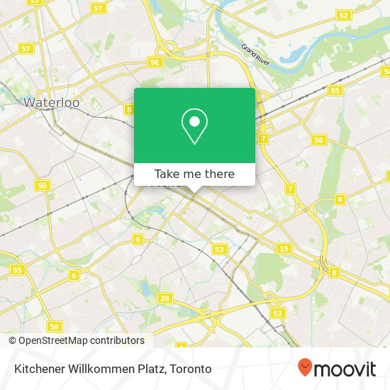 Kitchener Willkommen Platz plan
