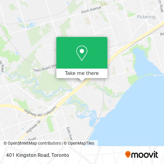 401 Kingston Road map