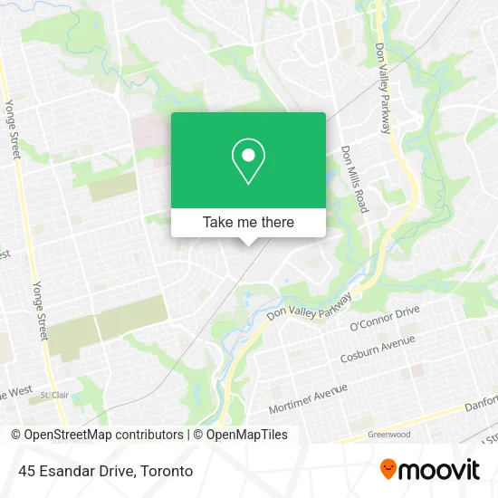 45 Esandar Drive map
