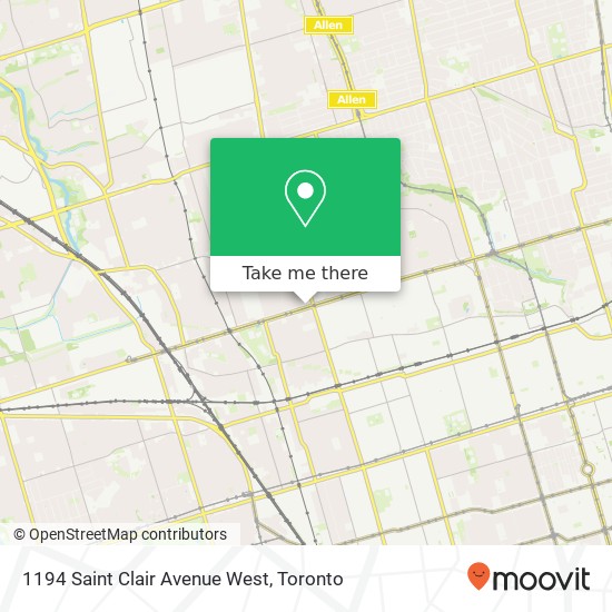 1194 Saint Clair Avenue West map