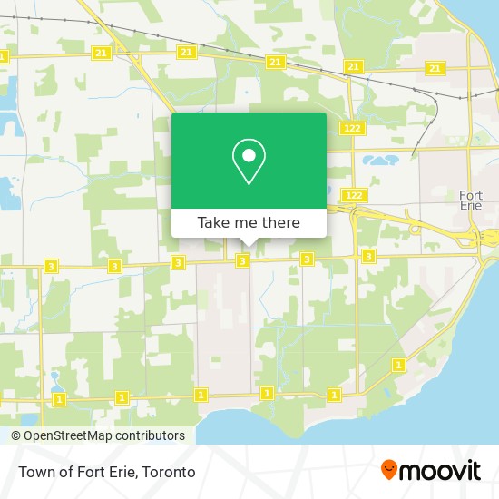 Town of Fort Erie map