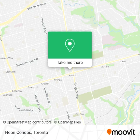 Neon Condos map