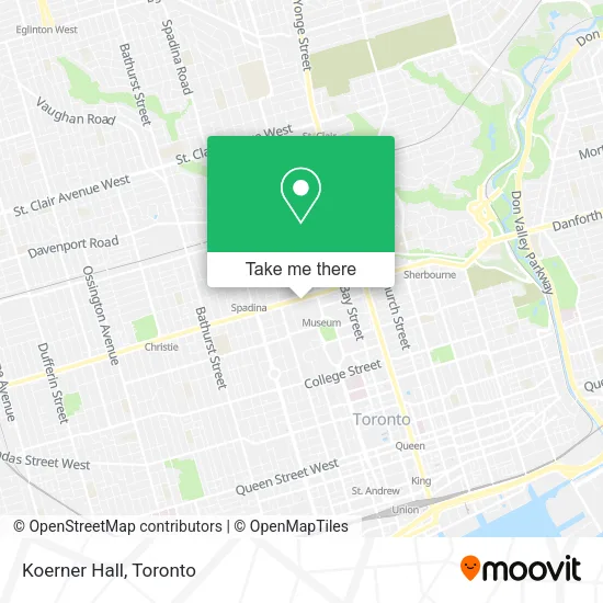 Koerner Hall map