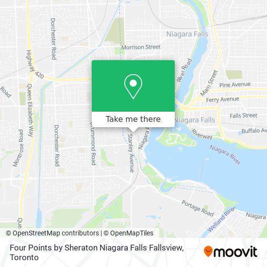 Four Points by Sheraton Niagara Falls Fallsview map