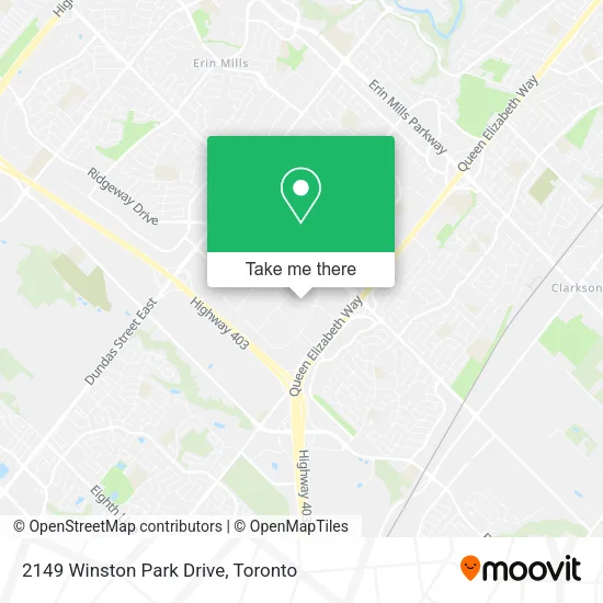 2149 Winston Park Drive map