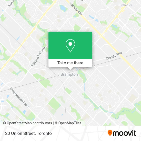 20 Union Street map