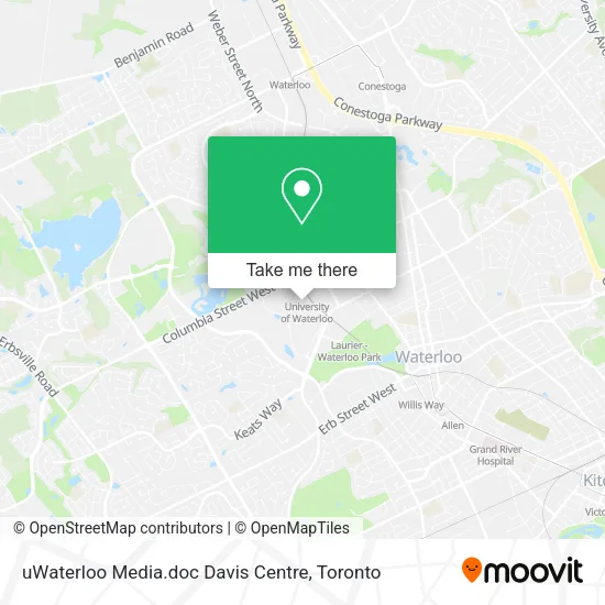 uWaterloo Media.doc Davis Centre map