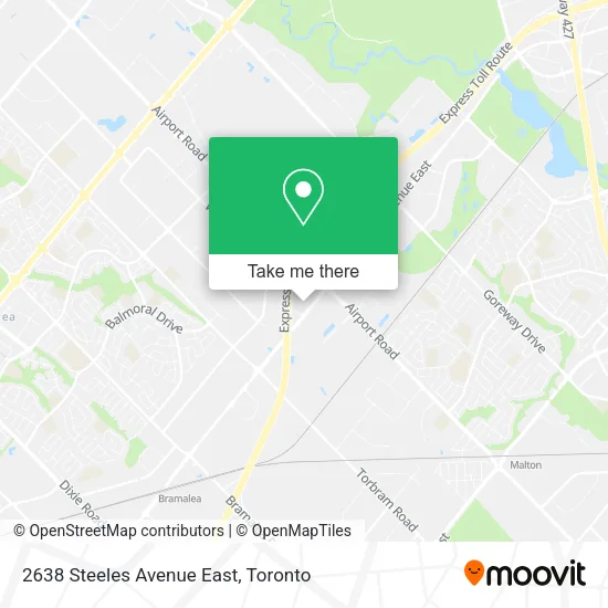 2638 Steeles Avenue East map