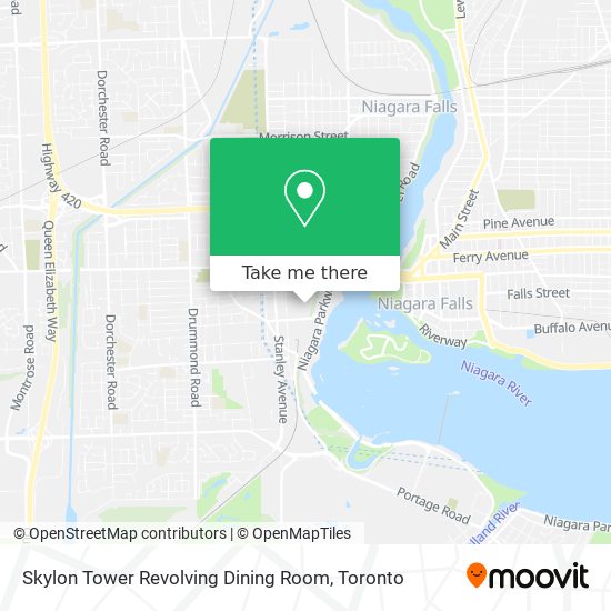 Skylon Tower Revolving Dining Room map