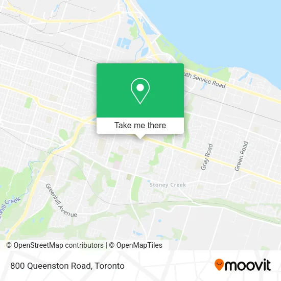 800 Queenston Road map