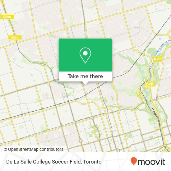 De La Salle College Soccer Field map