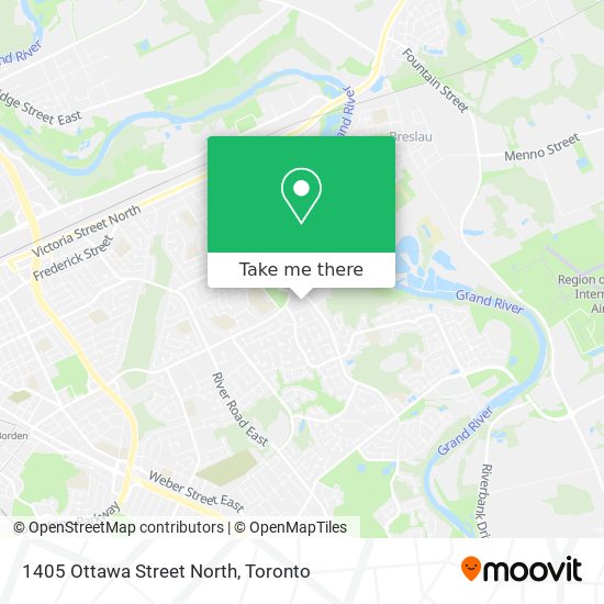 1405 Ottawa Street North map
