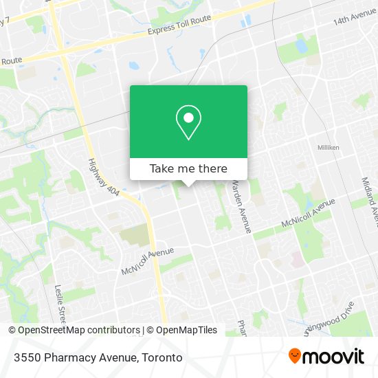 3550 Pharmacy Avenue map