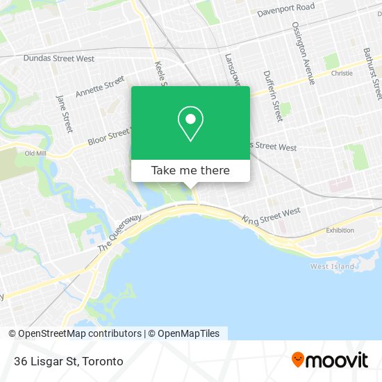 36 Lisgar St map