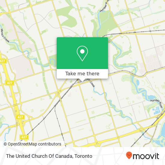 The United Church Of Canada map