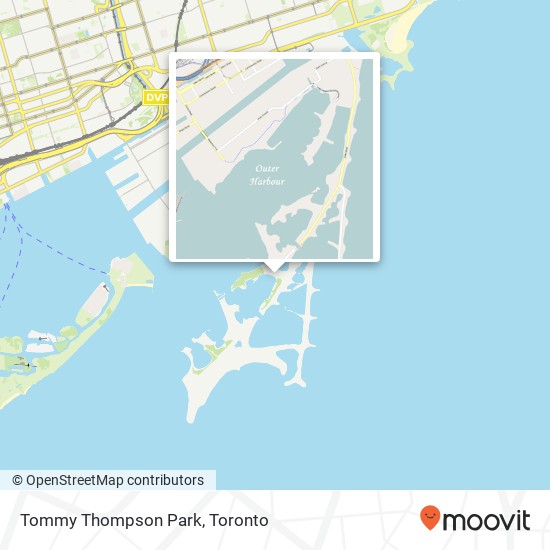 Tommy Thompson Park map