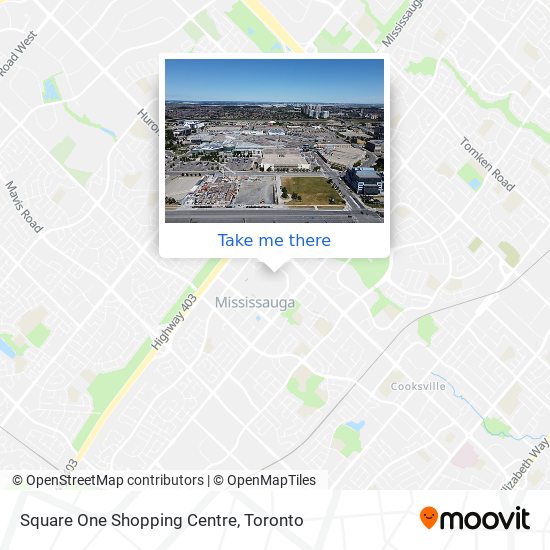 Square One Shopping Centre map