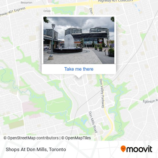 Shops At Don Mills map