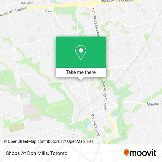Shops At Don Mills map