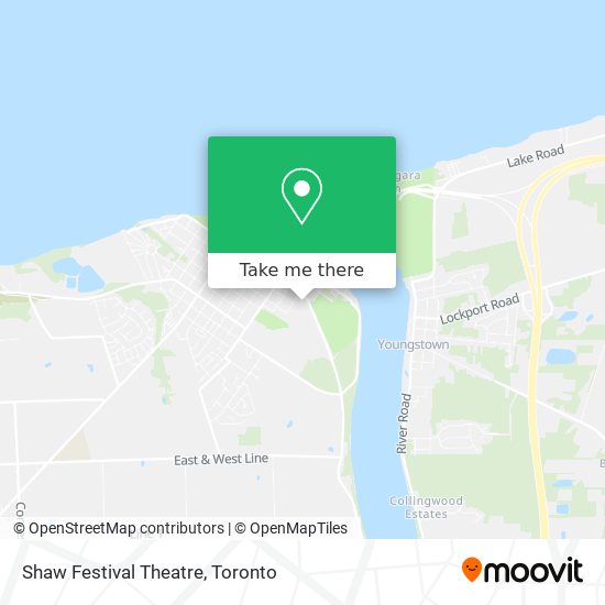 Shaw Festival Theatre map
