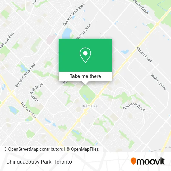 Chinguacousy Park map