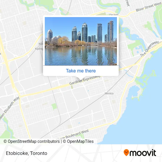 Etobicoke map