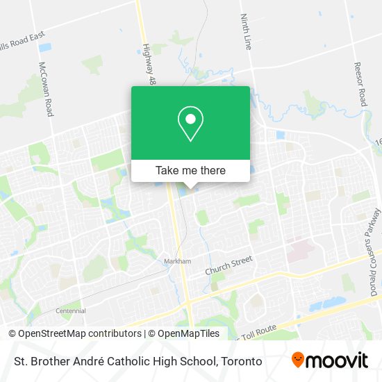 St. Brother André Catholic High School map