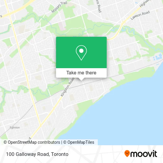 100 Galloway Road map