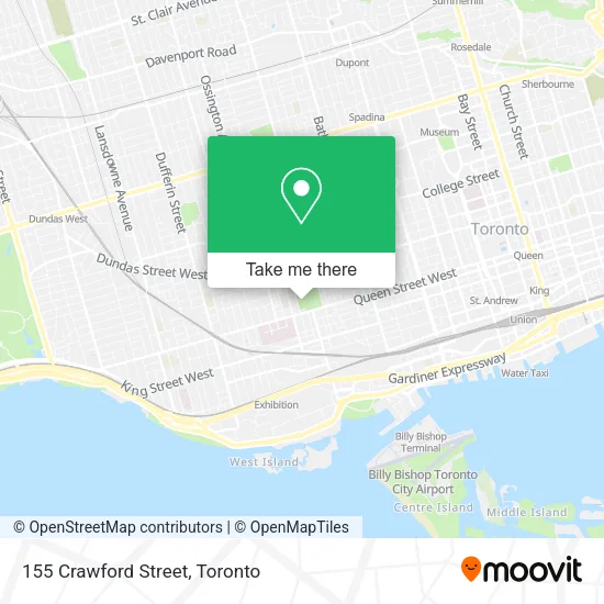 155 Crawford Street map
